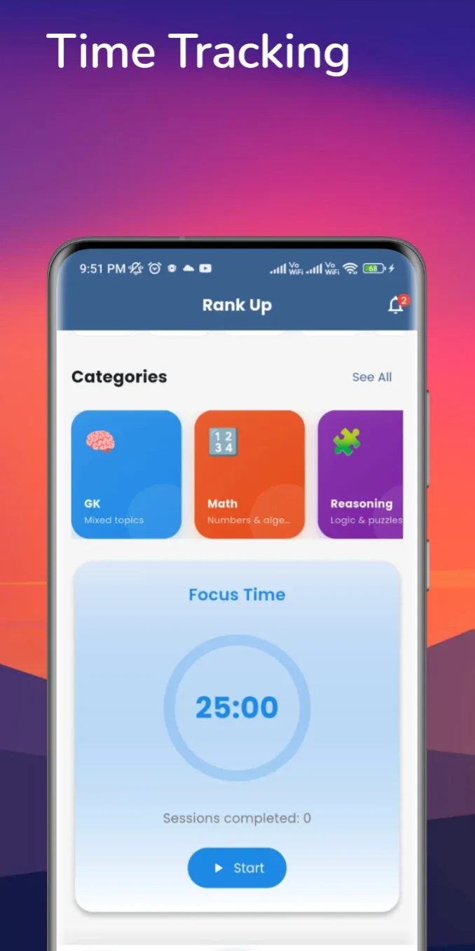 Rank Up UI preview